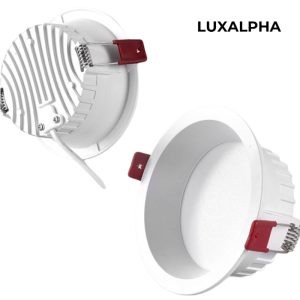 LUXALPHA Downlight Âm trần Vỏ nhôm