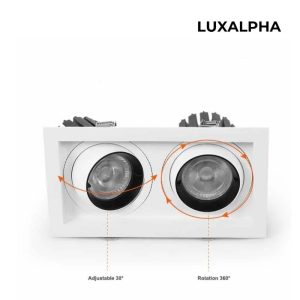 LUXALPHA Chiếu Điểm Âm Trần Vuông