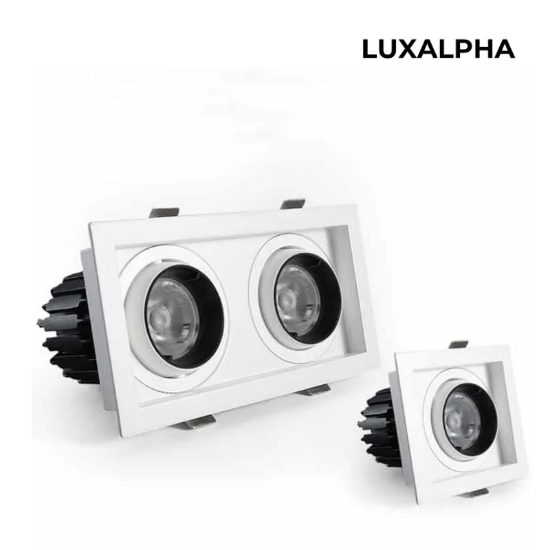 Đèn Chiếu Điểm Âm Trần Vuông LUXALPHA