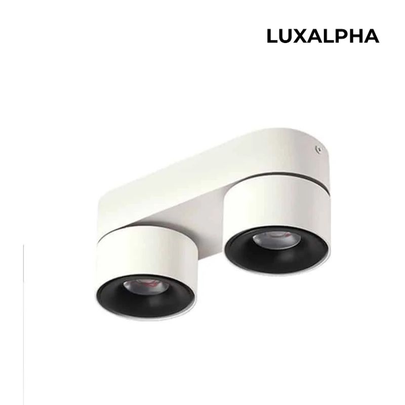 Đèn Đôi Gắn Trần Điều Chỉnh Góc Chiếu LUXALPHA