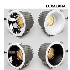 LUXALPHA Downlight Âm Trần Chóa Phản Quang Sâu IP65