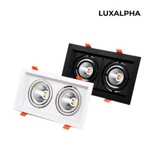 LUXALPHA Downlight Âm Trần Đôi 20W 70W