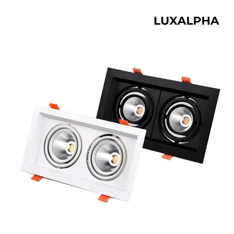 Đèn Downlight Âm Trần Đôi 20W 70W LUXALPHA