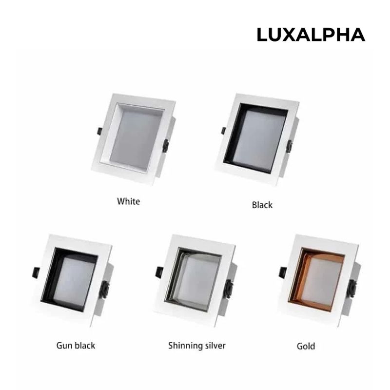 Đèn Downlight Âm Trần Vuông LUXALPHA