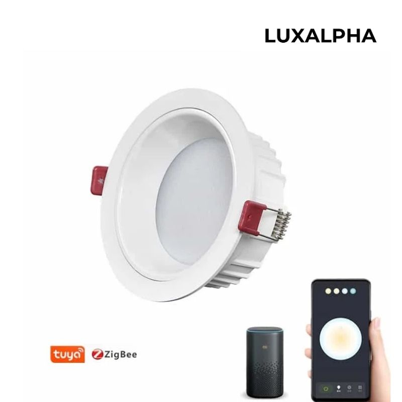 Đèn Downlight Thông Minh Tuya Zigbee LUXALPHA