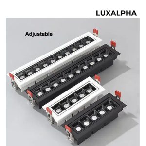 LUXALPHA Linear Downlight Có Thể Điều Chỉnh 9W 18W 27W