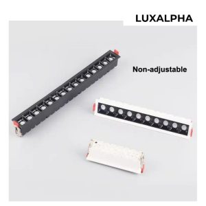 LUXALPHA Linear Downlight Có Thể Điều Chỉnh 9W 18W 27W
