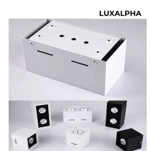 LUXALPHA Ốp Trần Hộp Vuông Đơn và Đôi