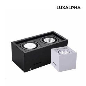 LUXALPHA Ốp Trần Hộp Vuông Đơn và Đôi